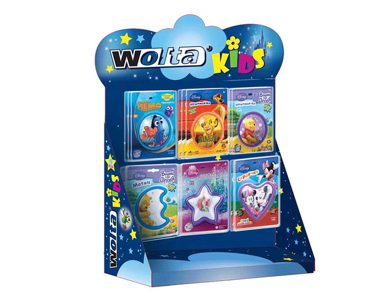 背板掛鉤卡通展示盒