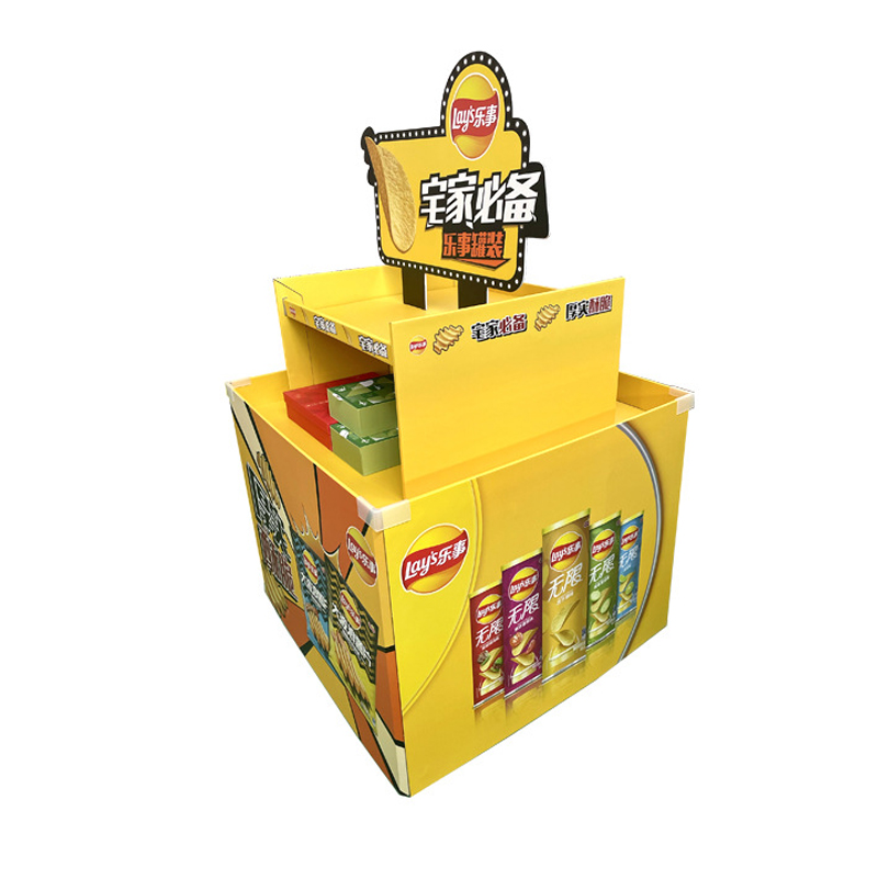 超市促銷紙堆頭