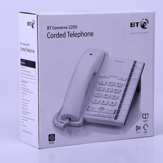 白色電話機(jī)彩盒